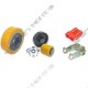 All pallet truck drive wheels and load rollers